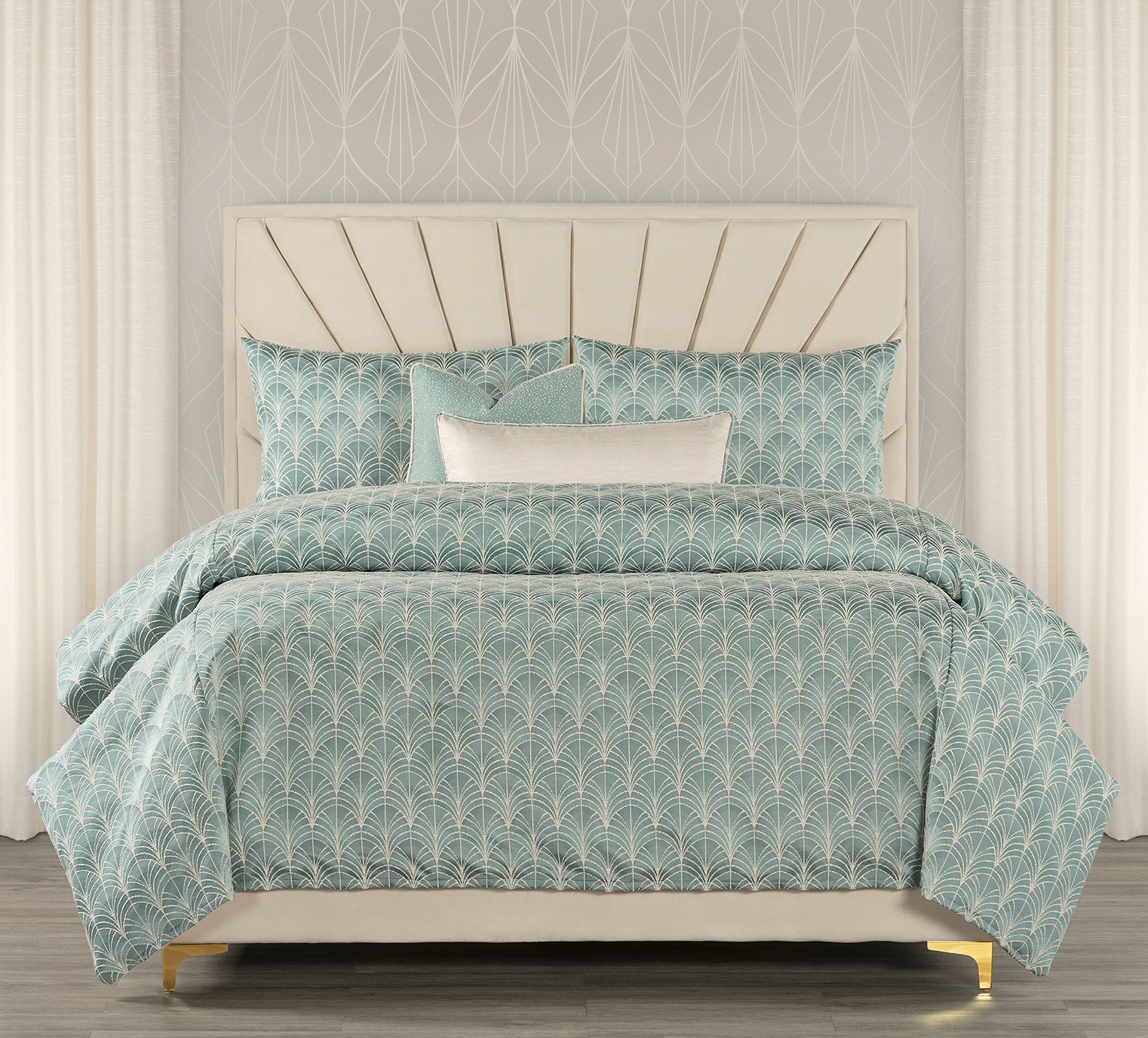 At The Gate Blue King Comforter Set – Kane's Furniture