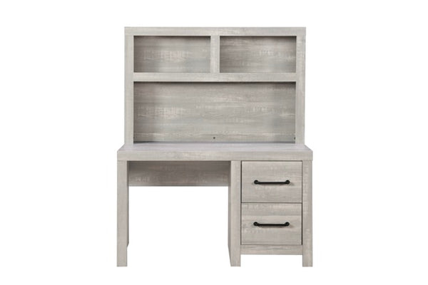 Linwood Light Grey 2PC Desk/Hutch