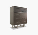 Dante Graphite 2PC 7 Drawer Chest