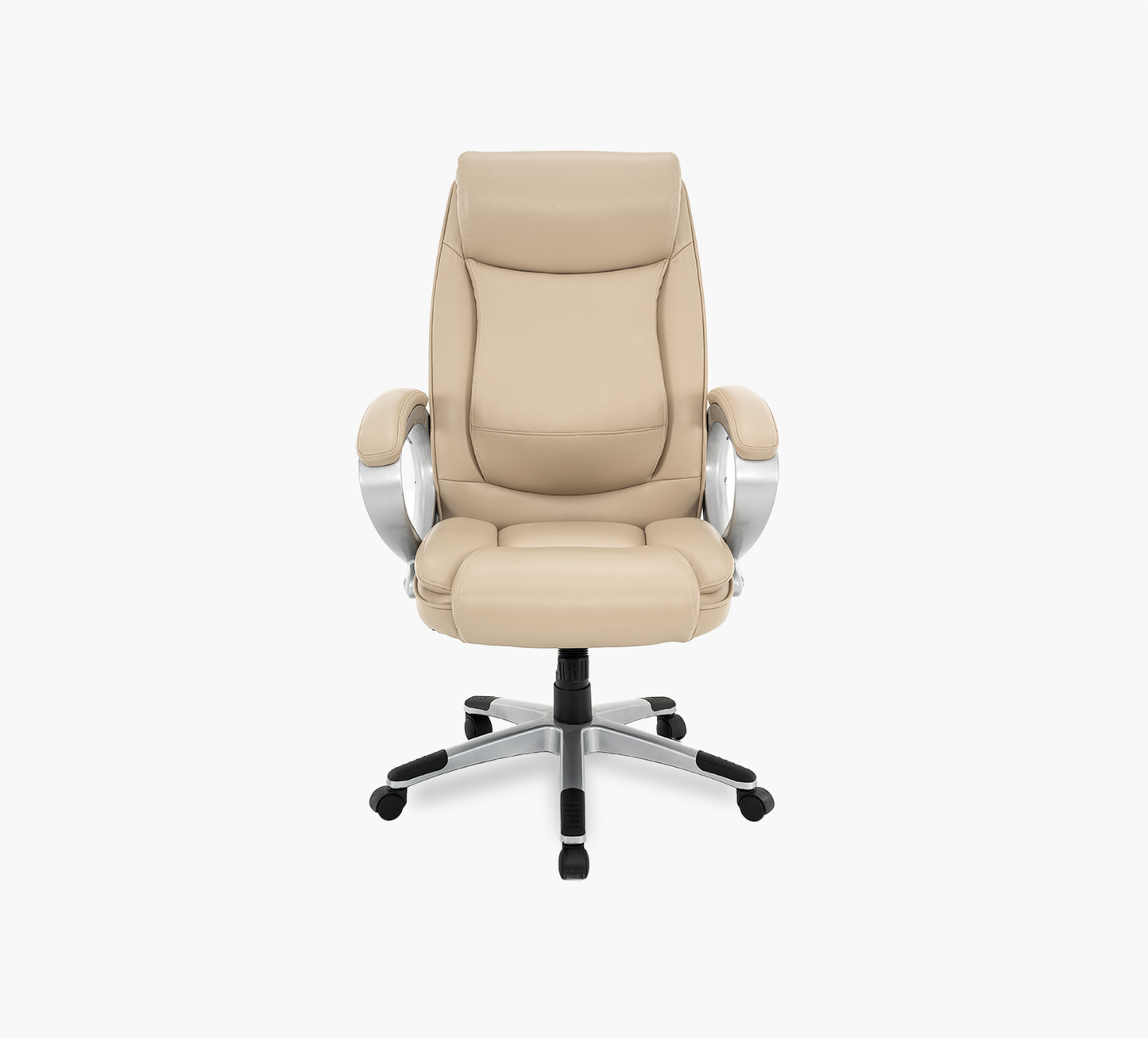 Cathryn Beige Swivel Desk Chair