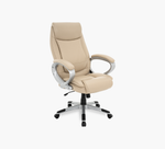 Cathryn Beige Swivel Desk Chair