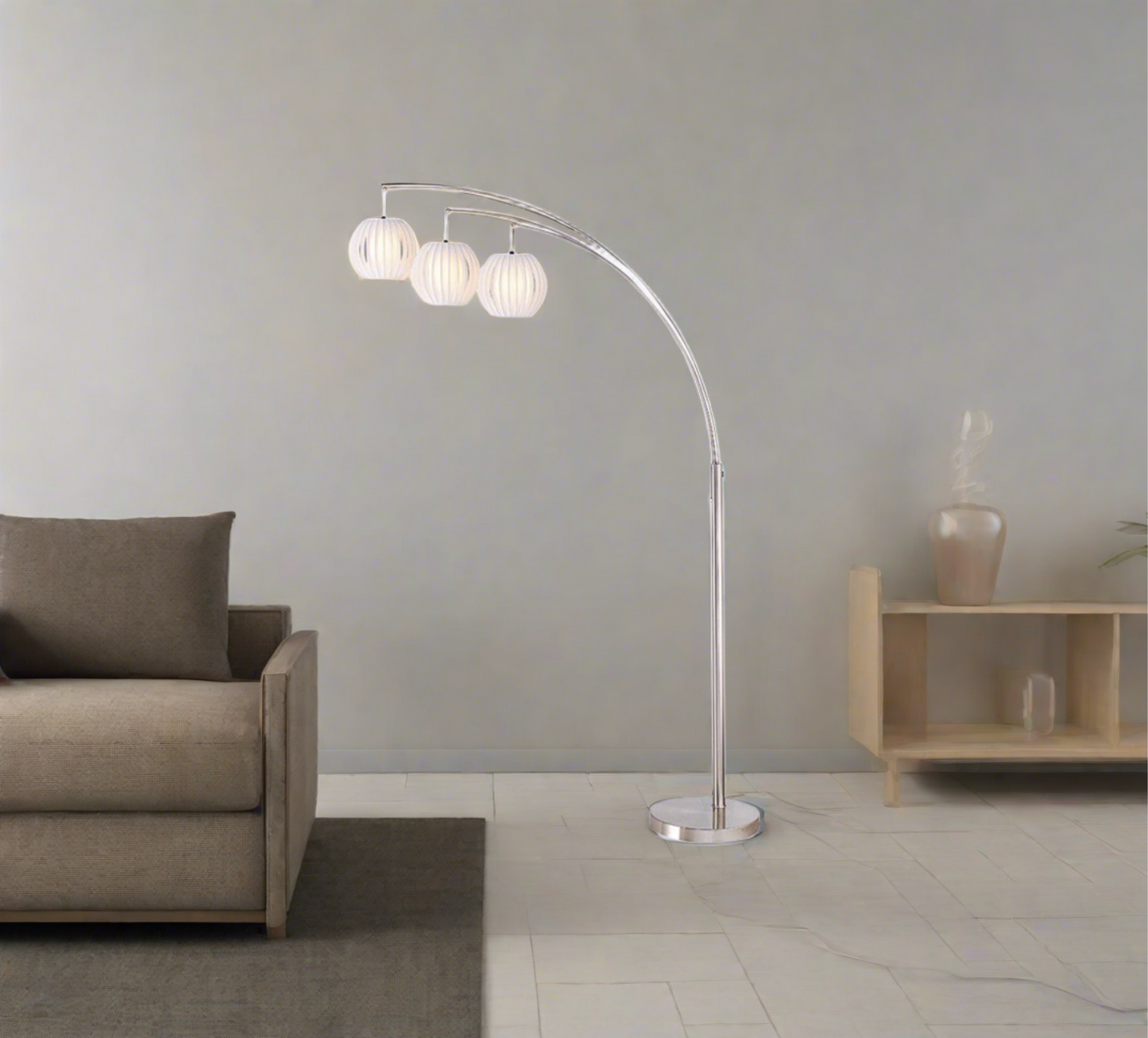 Delon 91" 3 Light Floor Lamp