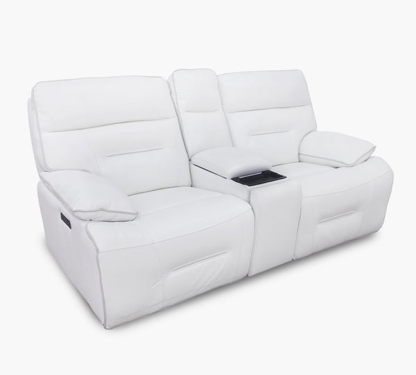 Alaska 3 Piece Zero Gravity Power Console Loveseat w/Power Headrest