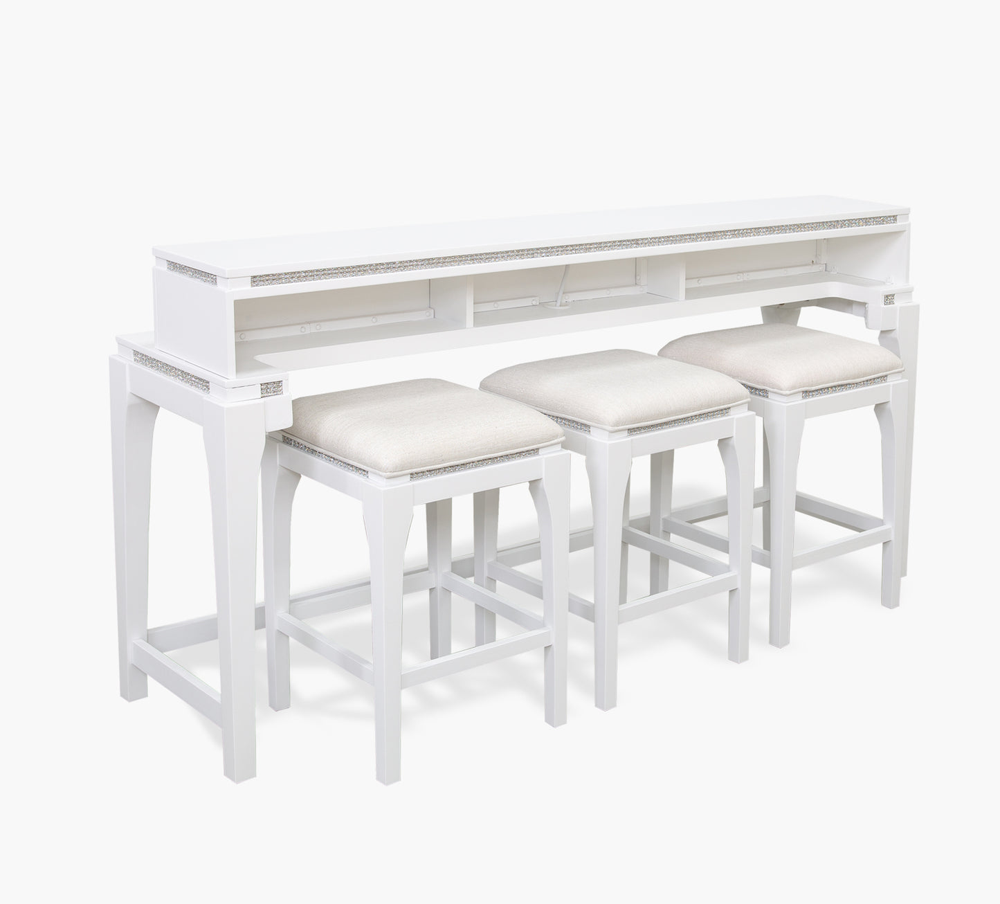 Anastasia Sofa Bar Table with 3 stools