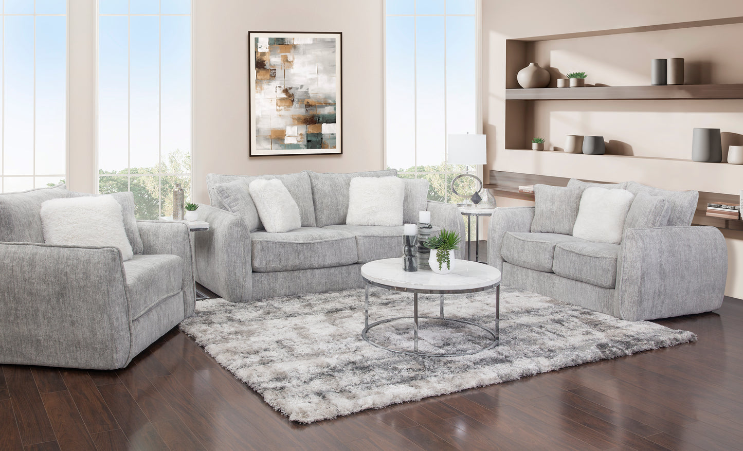 Bankside 3 Piece Sofa-Loveseat-Chair & 1/2