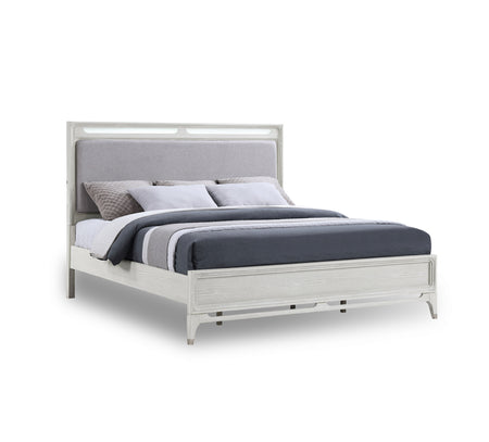 Serenity 3PC Queen Lighted Panel Bed