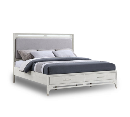 Serenity 3PC King Lighted Storage Bed