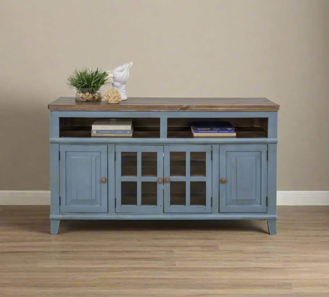 Miramar Blue 65" TV Console