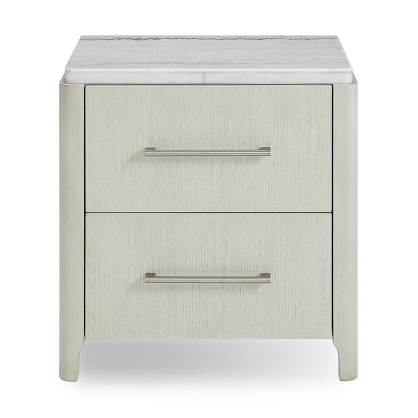 South Beach Nightstand w/ Marble Top