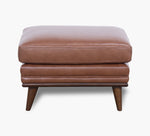 Emmitt Saddle Leather Ottoman