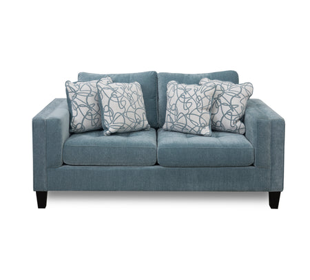 Fleming Teal Loveseat