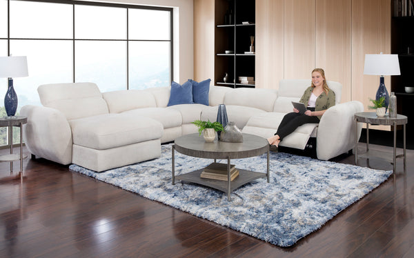 Gabriella 5 Piece Power Reclining Sectional with Power Headrests