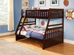 Galen Cherry Twin over Full Bunk Bed