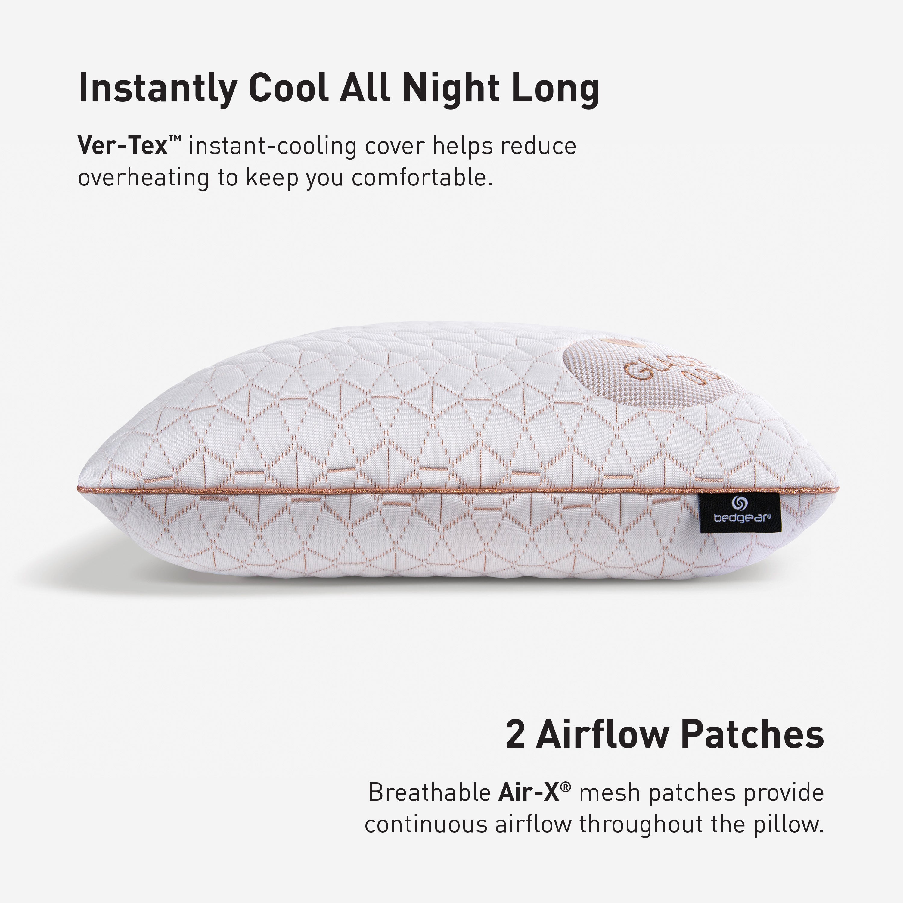 BEDGEAR Glacier Performance Pillow 0.0 Kane s Furniture