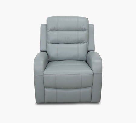 Leo Seafoam Triple Power Glider Recliner