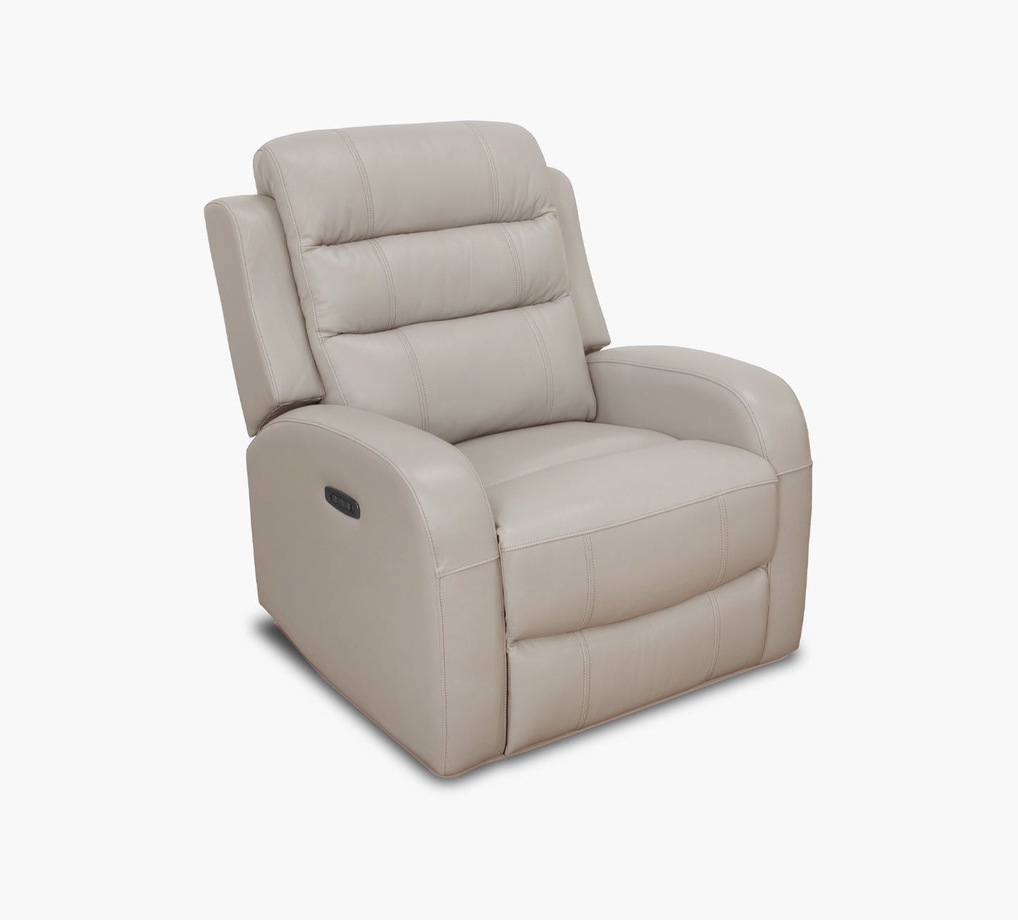 Leo Taupe Triple Power Glider Recliner