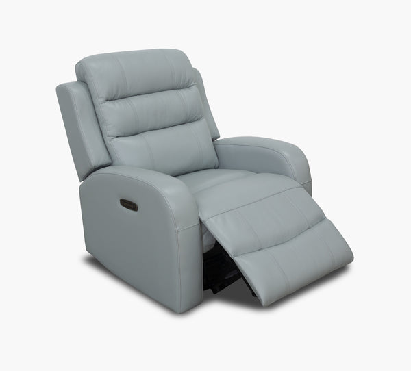 Leo Seafoam Triple Power Glider Recliner