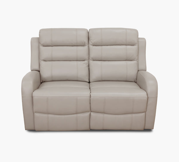 Leo Taupe Triple Power Loveseat