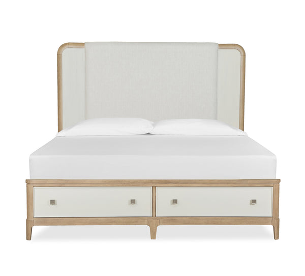 3 Piece King Upholstered Storage Bed