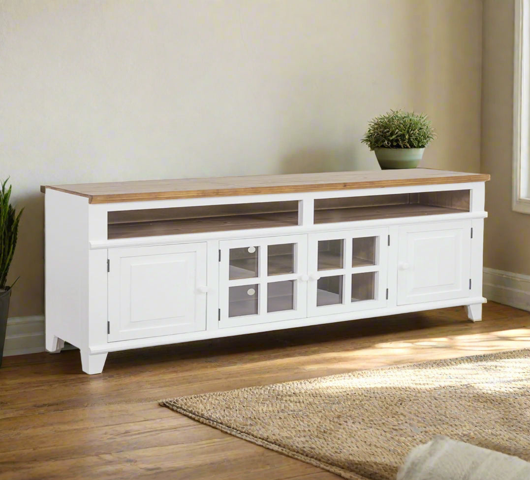 Miramar White 72" TV Console