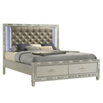 Radiance King Lighted Storage Bed