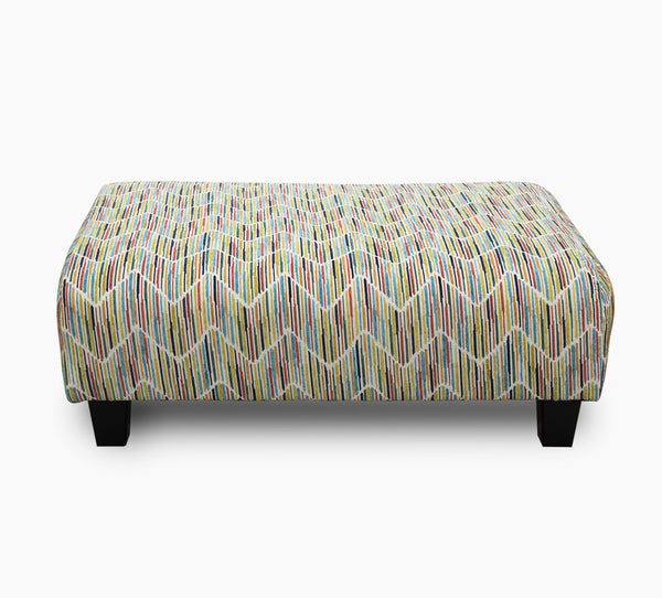 Rainbow Cocktail Ottoman