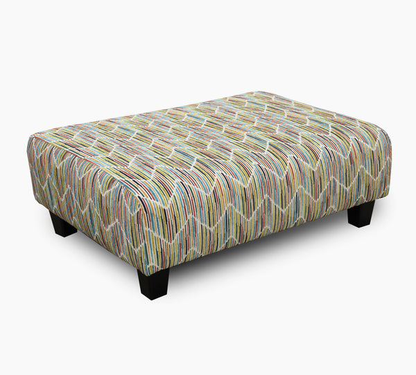 Rainbow Cocktail Ottoman