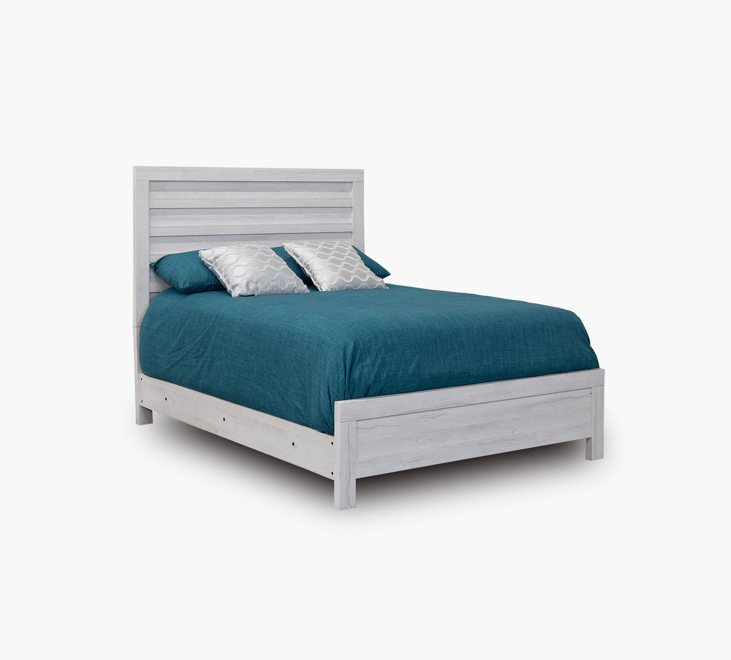 Performa White II 3PC Queen Panel Bed