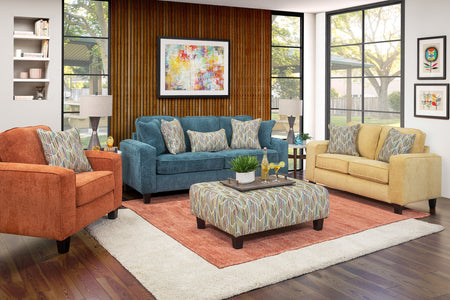 Rainbow Multi 5 Piece Living Room