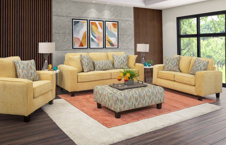 Rainbow Daffodil 5 Piece Living Room