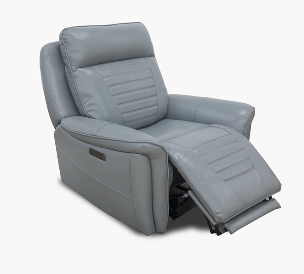 Rainier Teal Zero Gravity Power Recliner With Power Headrest