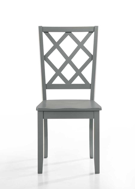 Sandpiper Diamond Back Side Chair Grey