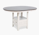 Saxton Pub Two Tone Round/Oval Counter Height Table