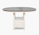 Saxton Pub Two Tone Round/Oval Counter Height Table