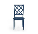 Sandpiper Diamond Back Side Chair Blue