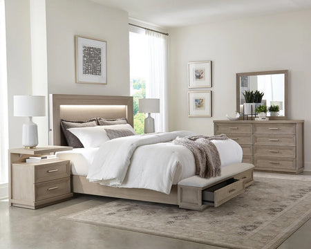 Cascade 5 Piece King Lighted Storage Bedroom