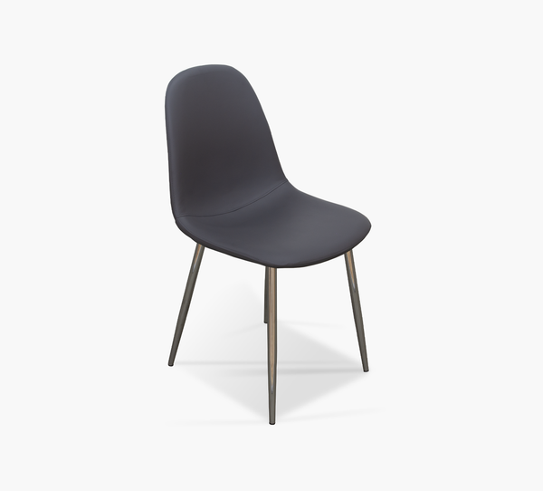 Veracruz Side Chair Charcoal