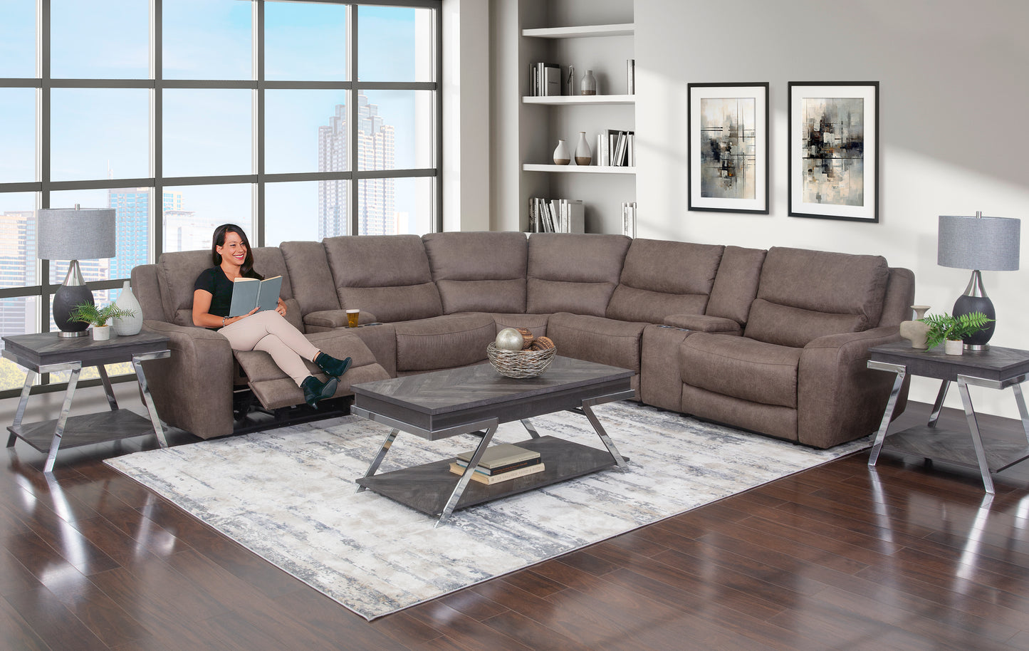 Warren 7 Piece Power Reclining Sectional