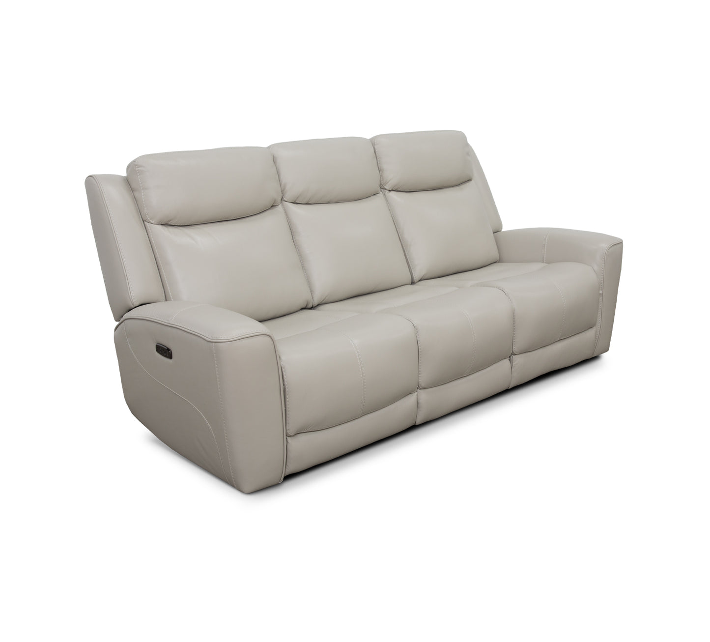 Willow Leather Power Reclining Sofa With Power Headrest