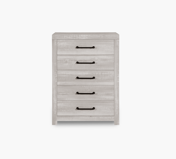 Linwood Light Grey 5 Drawer Chest