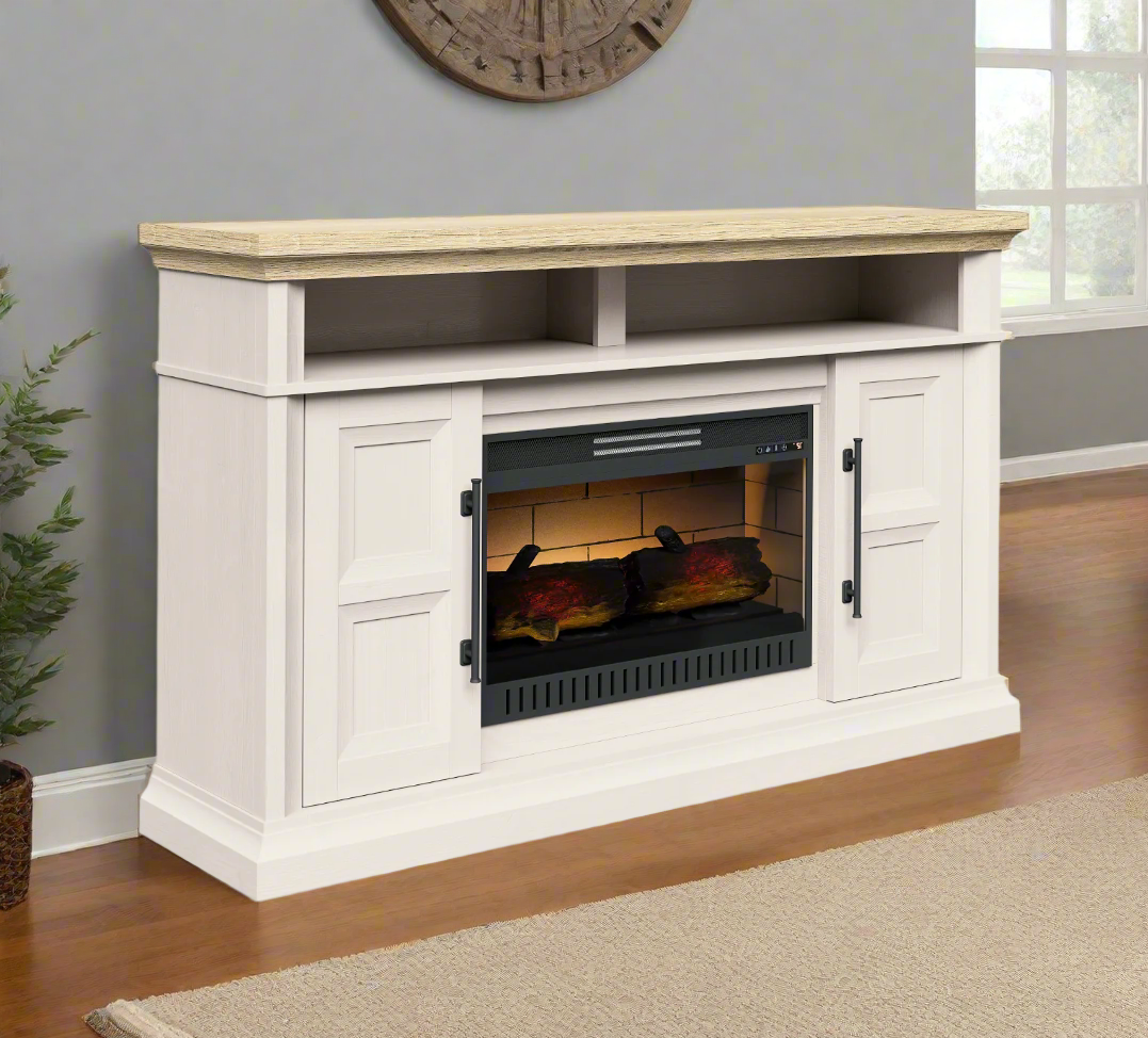 Granger Two Tone Fireplace with 26" Insert