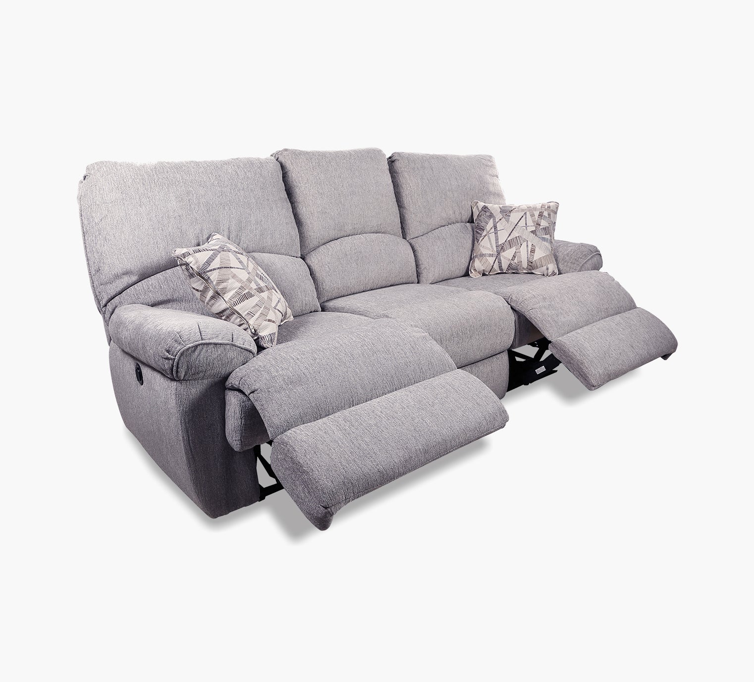 Sofa with power discount recliner and heat