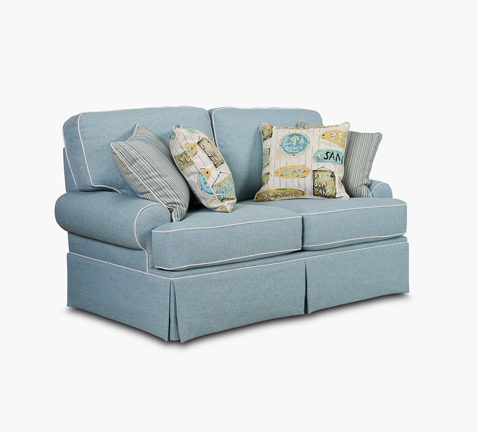 Beachy loveseat deals