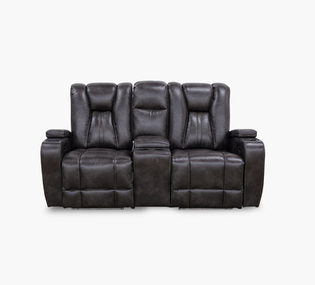 Phantom Steel II Zero Gravity Dual Power Reclining Loveseat