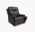 Brentwood Chocolate Leather Triple Power Recliner