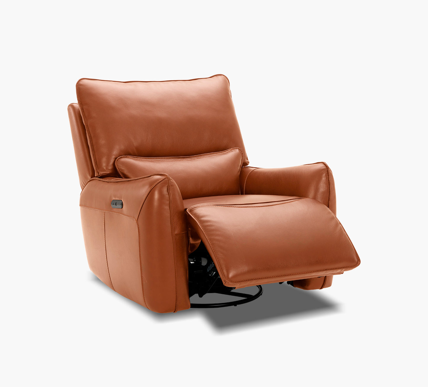 Senna Camel Leather Zero Gravity Dual Power Recliner