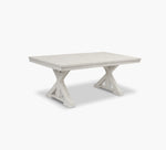 Trina White Trestle Dining Table