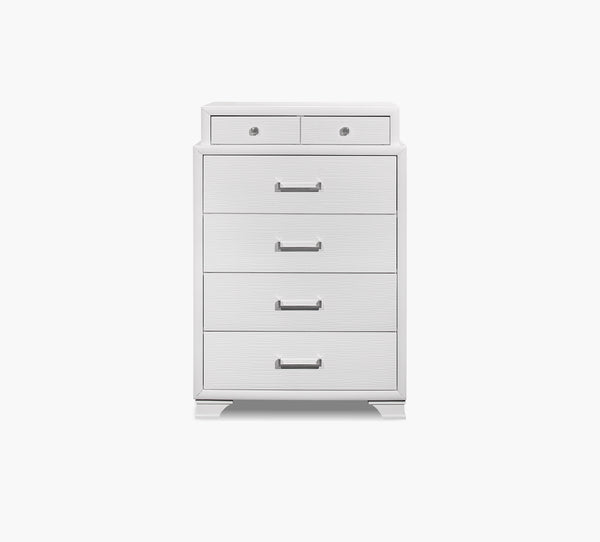 Jordyn White 6 Drawer Chest Kanes Furniture