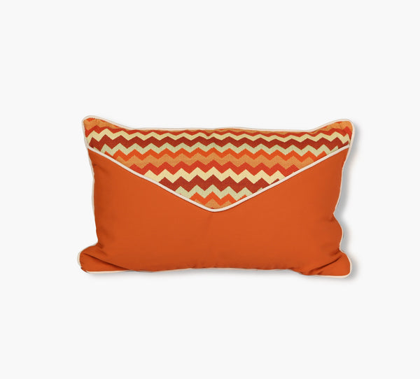 Bondi Citrus Reversible Outdoor Kidney Pillow