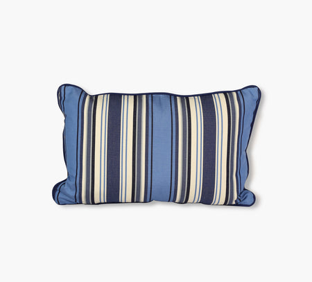 Tradewinds Nautical Reversible Outdoor Kidney Pillow